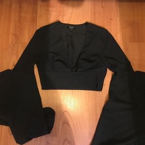 NastyGal Top with Bell Sleeve